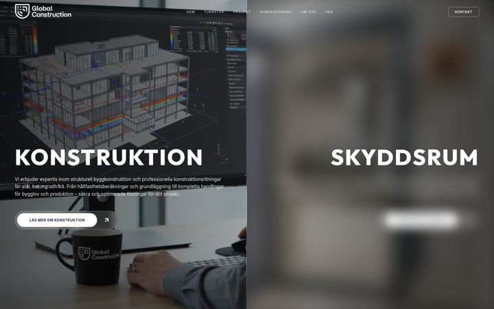 Screenshot of globalconstruction.se