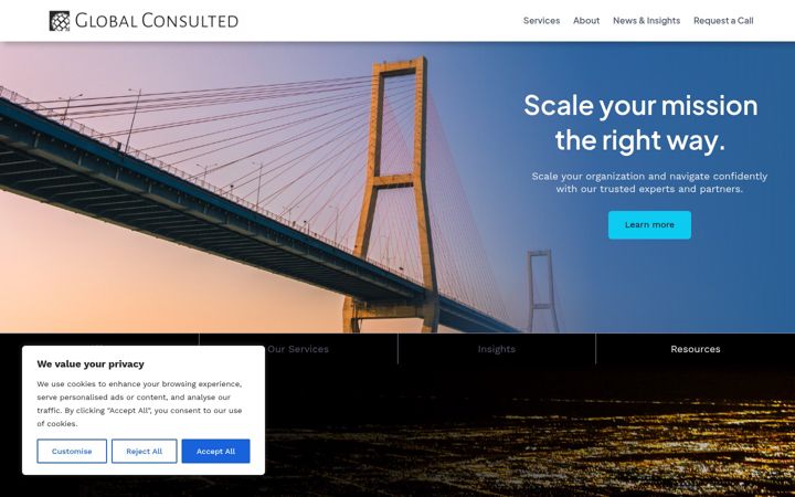 Screenshot of globalconsulted.com