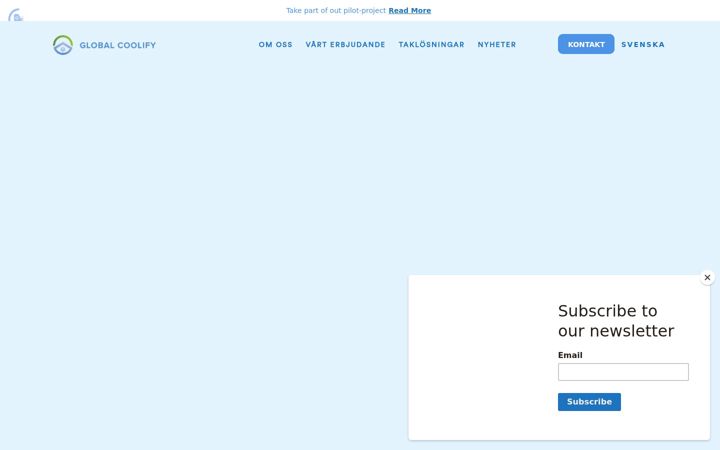 Screenshot of globalcoolify.se