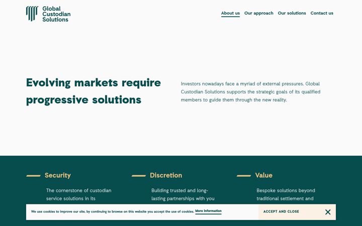 Screenshot of globalcustodiansolutions.com