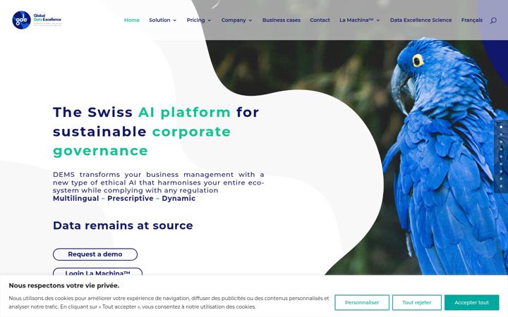 Screenshot of globaldataexcellence.com