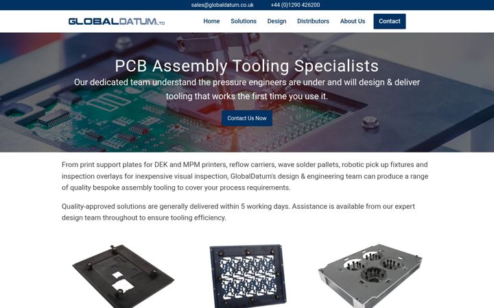 Screenshot of globaldatum.co.uk