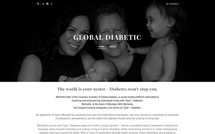 Screenshot of globaldiabetic.com