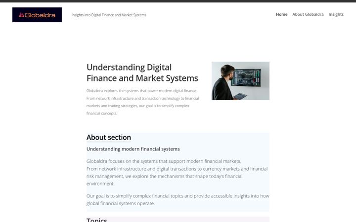 Screenshot of globaldra.org