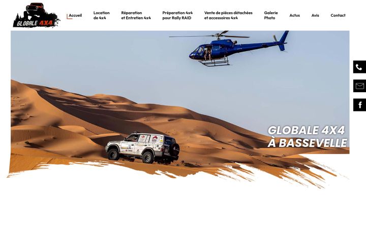 Screenshot of globale-4x4.fr