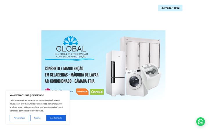 Screenshot of globaleletrorefrigeracao.com.br