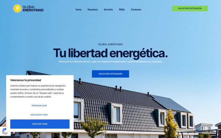 Screenshot of globalenergymad.com