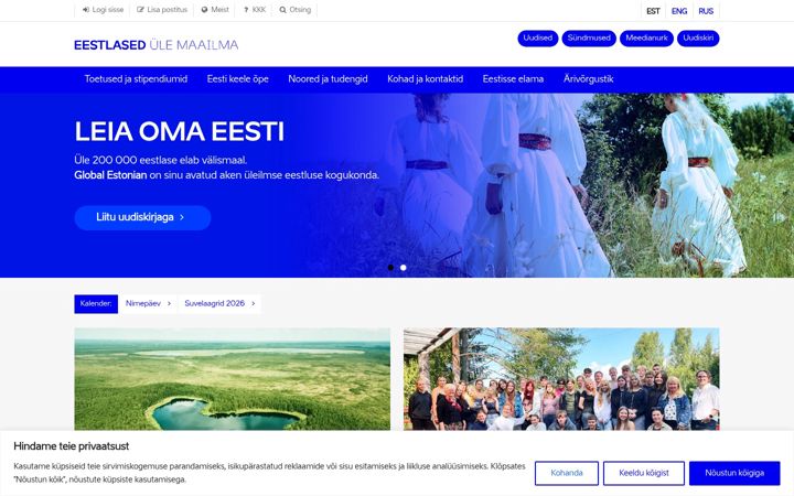 Screenshot of globalestonian.com