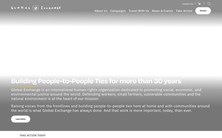 Screenshot of globalexchange.org