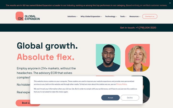 Screenshot of globalexpansion.com