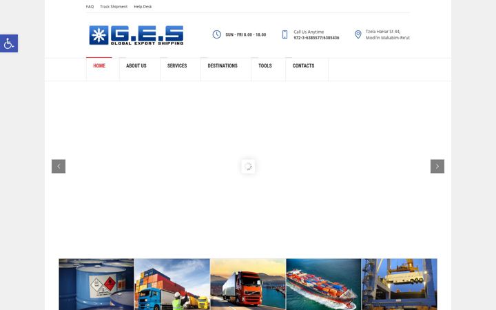 Screenshot of globalexport.co.il