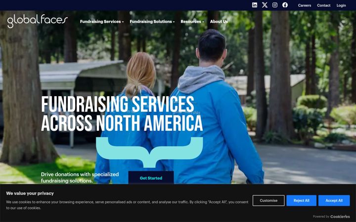 Screenshot of globalfacesdirect.com