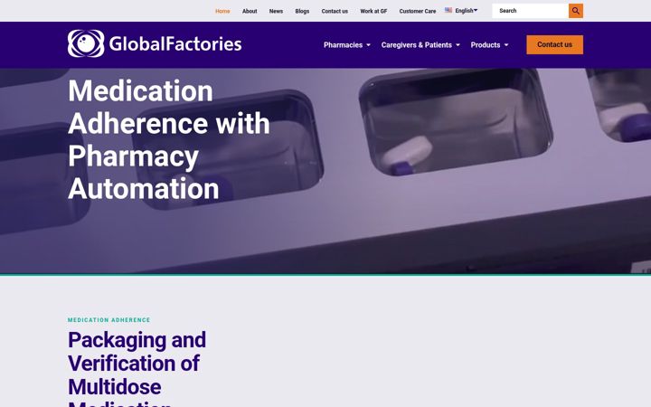 Screenshot of globalfactories.com