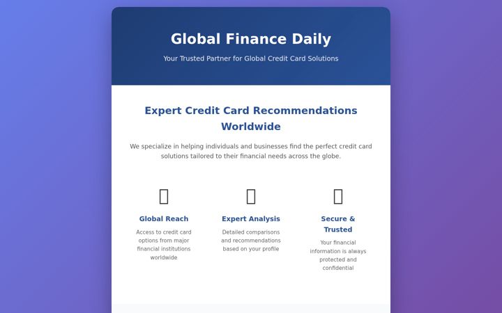 Screenshot of globalfinancedaily.com