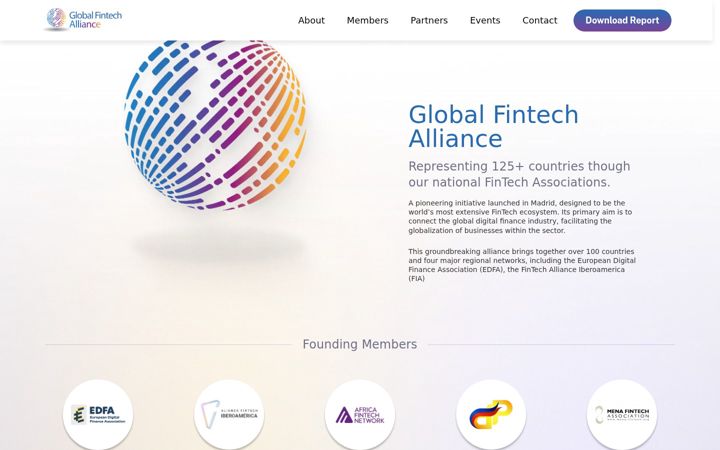 Screenshot di globalfintechalliance.com