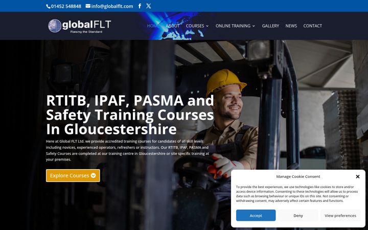 Screenshot of globalflt.com