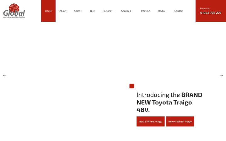 Screenshot of globalforktrucks.com