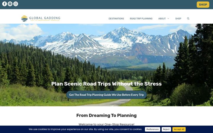 Screenshot of globalgadding.com