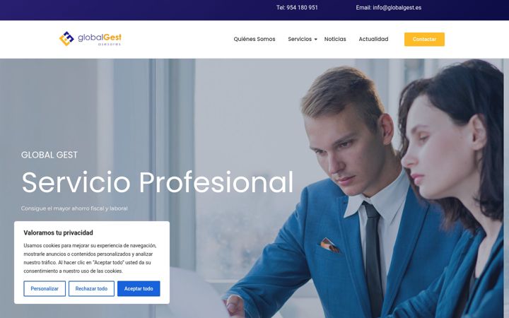 Screenshot of globalgest.es
