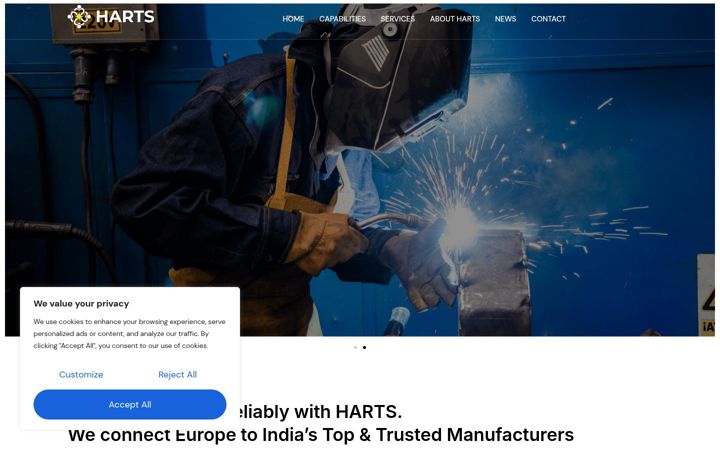 Screenshot of globalharts.com