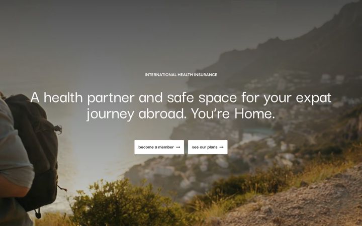 Screenshot of globalhealth.insurance