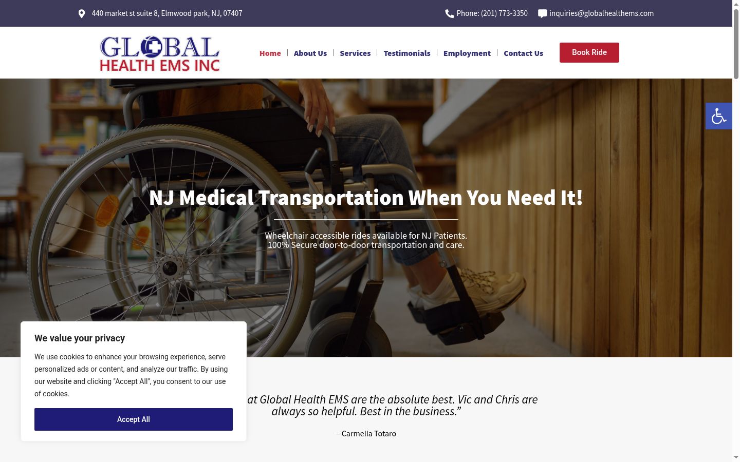 Screenshot van de toestemmingsbanner zoals getoond vóór enige interactie