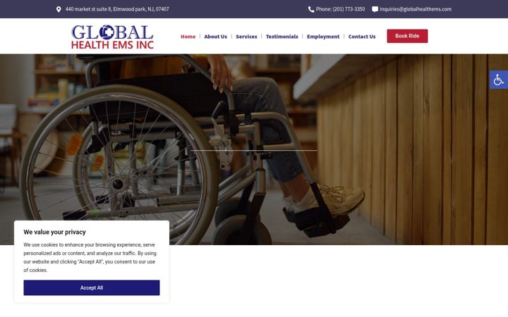 Screenshot of globalhealthems.com