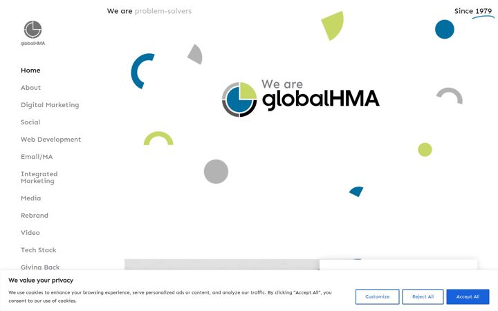 Screenshot of globalhma.com