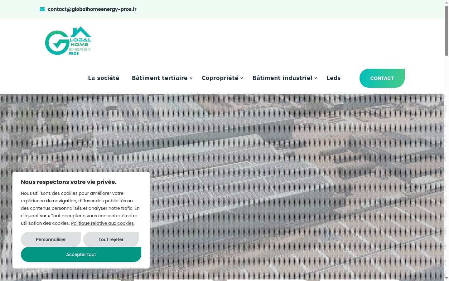 Screenshot des Einwilligungsbanners vor jeglicher Interaktion