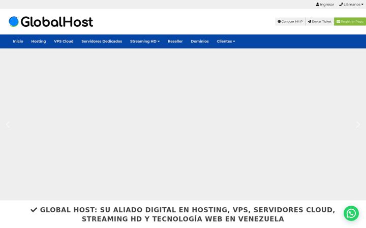 Screenshot of globalhostla.com