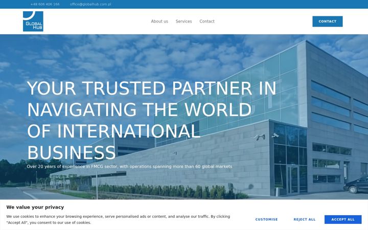 Screenshot of globalhub.com.pl