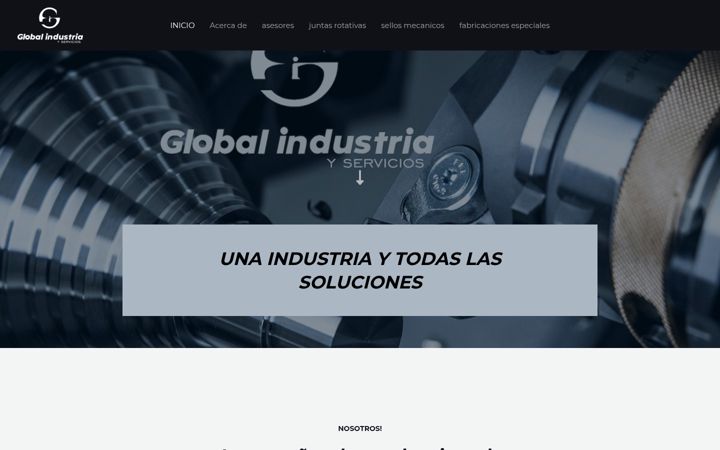 Screenshot of globalindustriayservicios.com