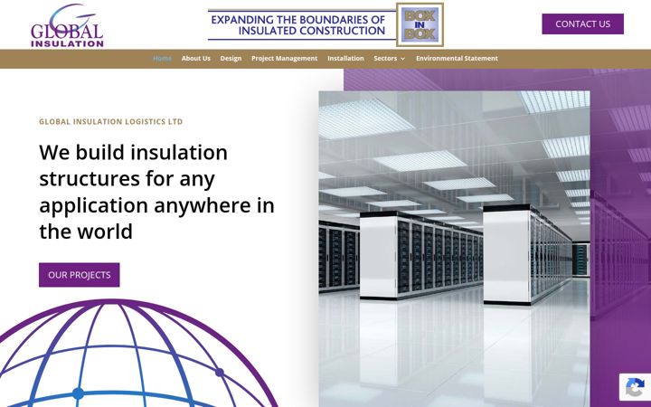 Screenshot of globalinsulationlogistics.co.uk