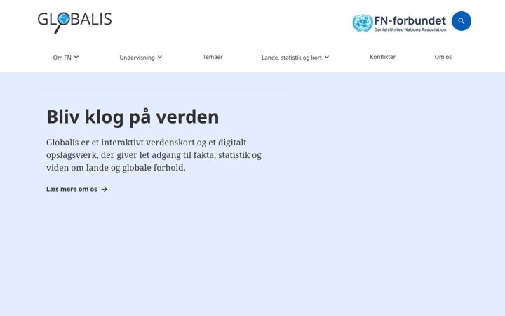 Screenshot of globalis.dk
