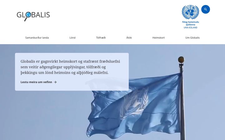 Screenshot of globalis.is
