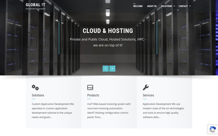 Screenshot of globalit.sk