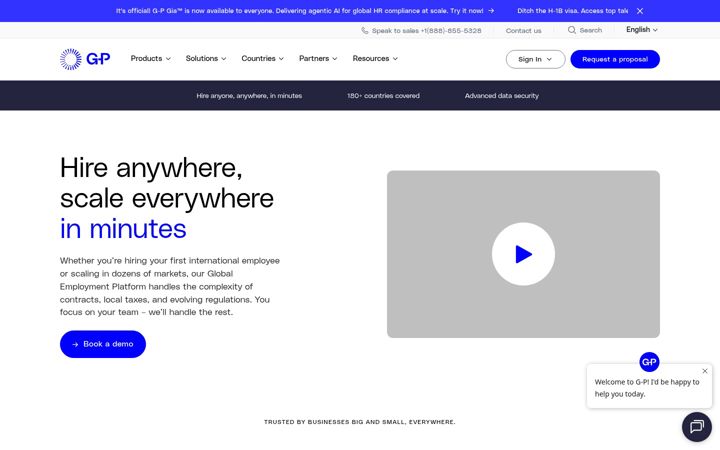 Screenshot of globalization-partners.com
