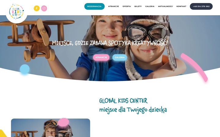 Screenshot of globalkidscenter.pl