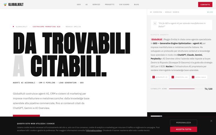 Screenshot of globalkult.it