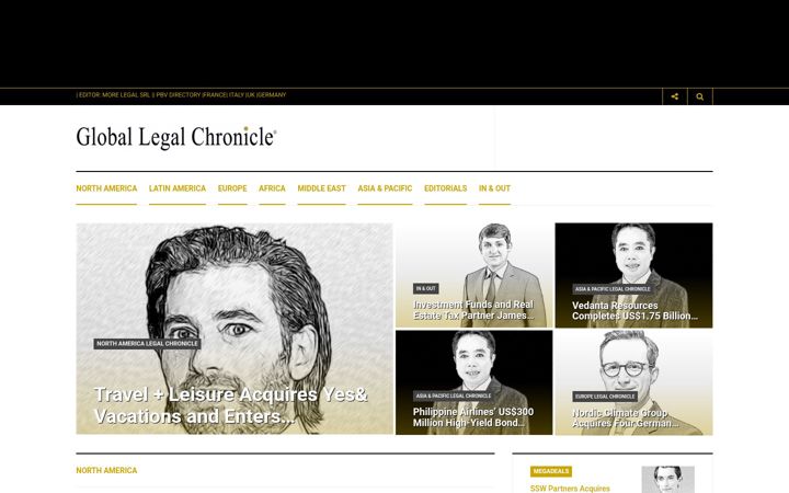 Screenshot of globallegalchronicle.com