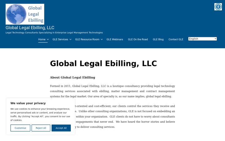 Screenshot of globallegalebilling.com