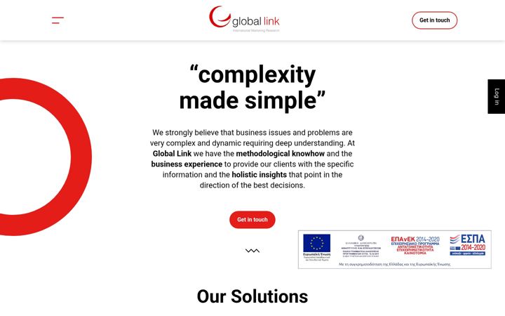 Screenshot of globallink.gr