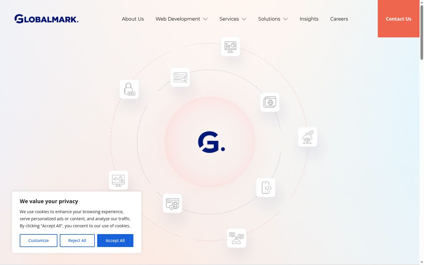 Screenshot van de toestemmingsbanner zoals getoond vóór enige interactie
