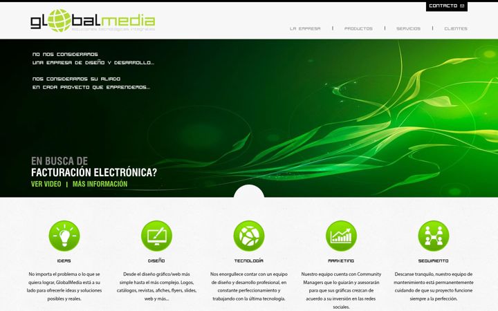 Screenshot of globalmedia.com.uy