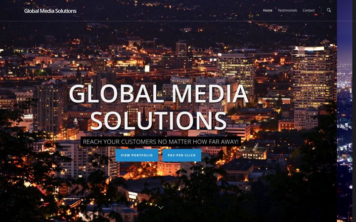 Екранна снимка на globalmediasolutions.com