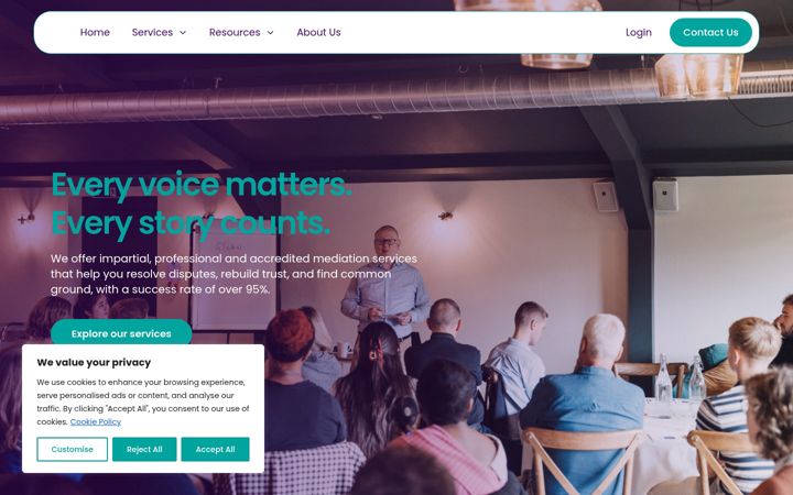 Screenshot of globalmediation.co.uk