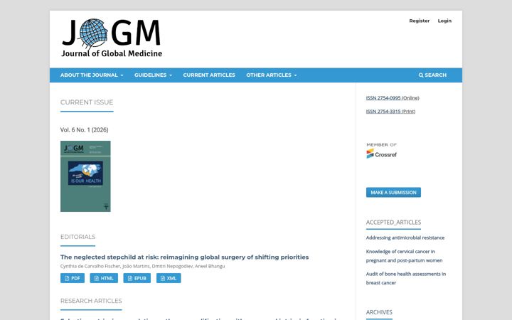 Screenshot of globalmedicine.co.uk