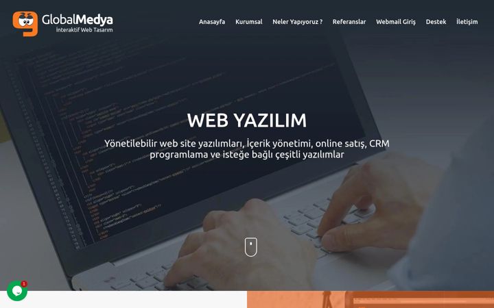Screenshot of globalmedya.com