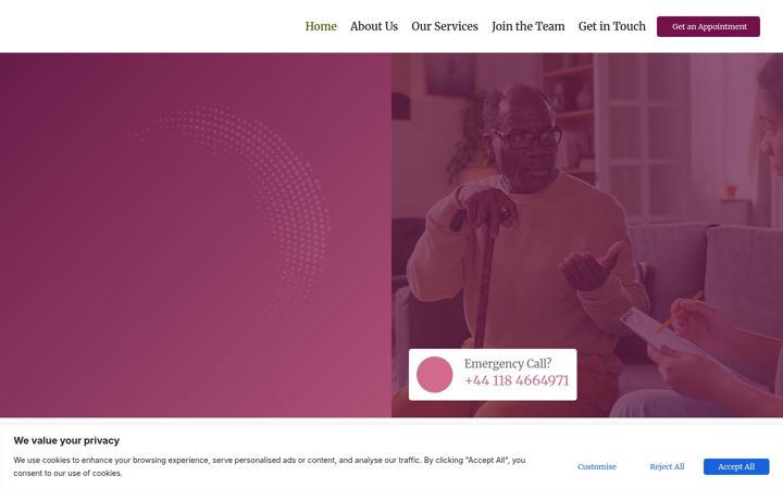 Screenshot of globalmegacare.com