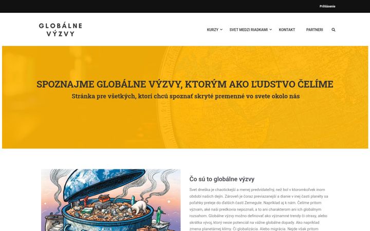 Screenshot of globalnevyzvy.sk